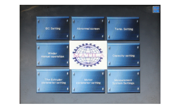 15” HMI touch panel control system