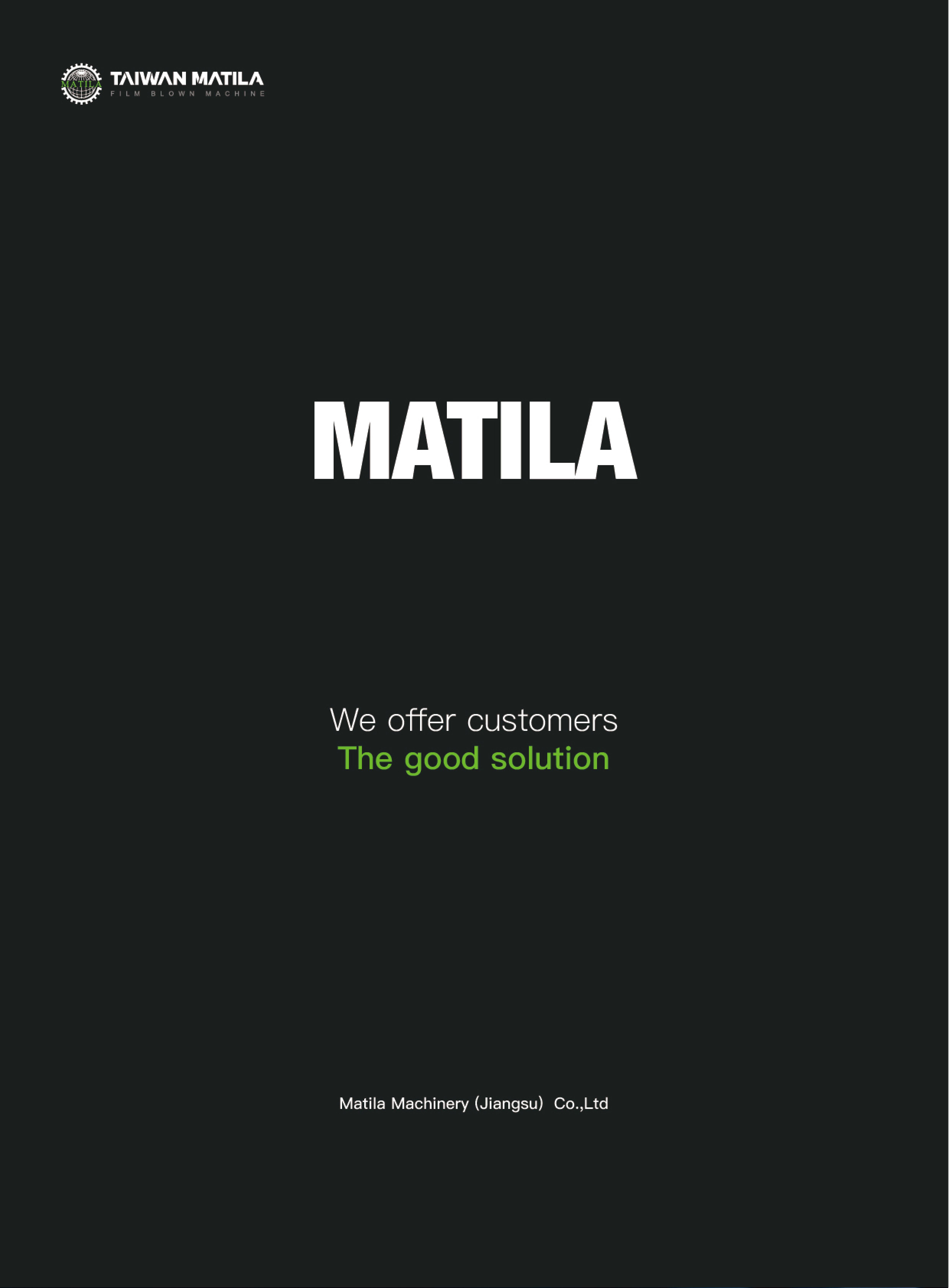 Matila Film Blown Machine Catalogue