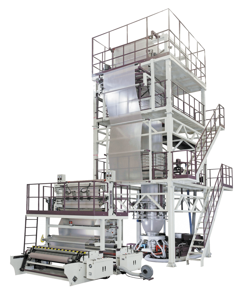 Three Layer Co-Extrusion Blown Film Machine