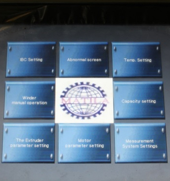 15” HMI touch panel control system